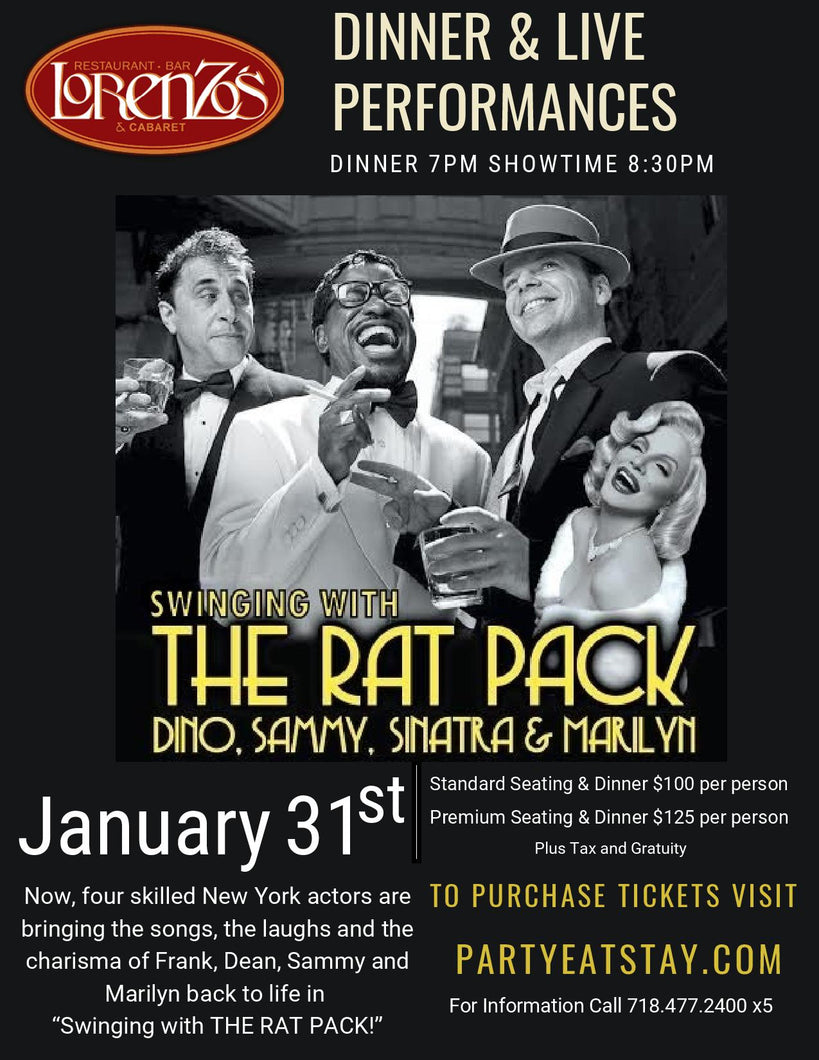 The Rat Pack, Friday January 31st 2025