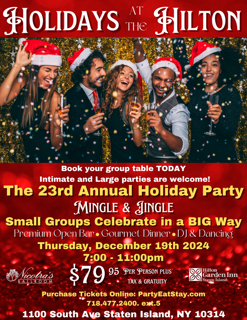 23rd Annual Holiday Party -  Thursday December 19th, 2024